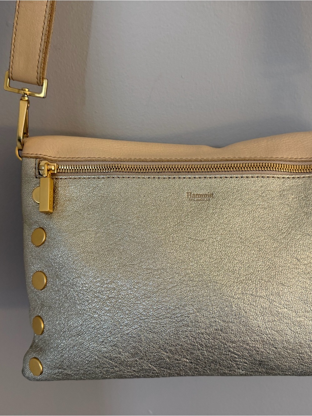 Hammitt Dillon Reversable Crossbody Pewter - Picture 6 of 14